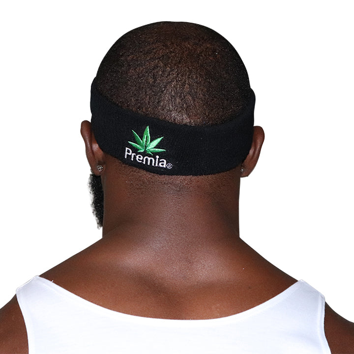 Premia black head/sweat band 