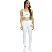 Premia White Sports bra