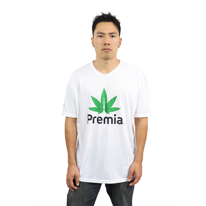 Premia White T-shirt Large Logo