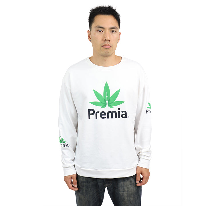 Premia premium creme crewneck sweatshirt