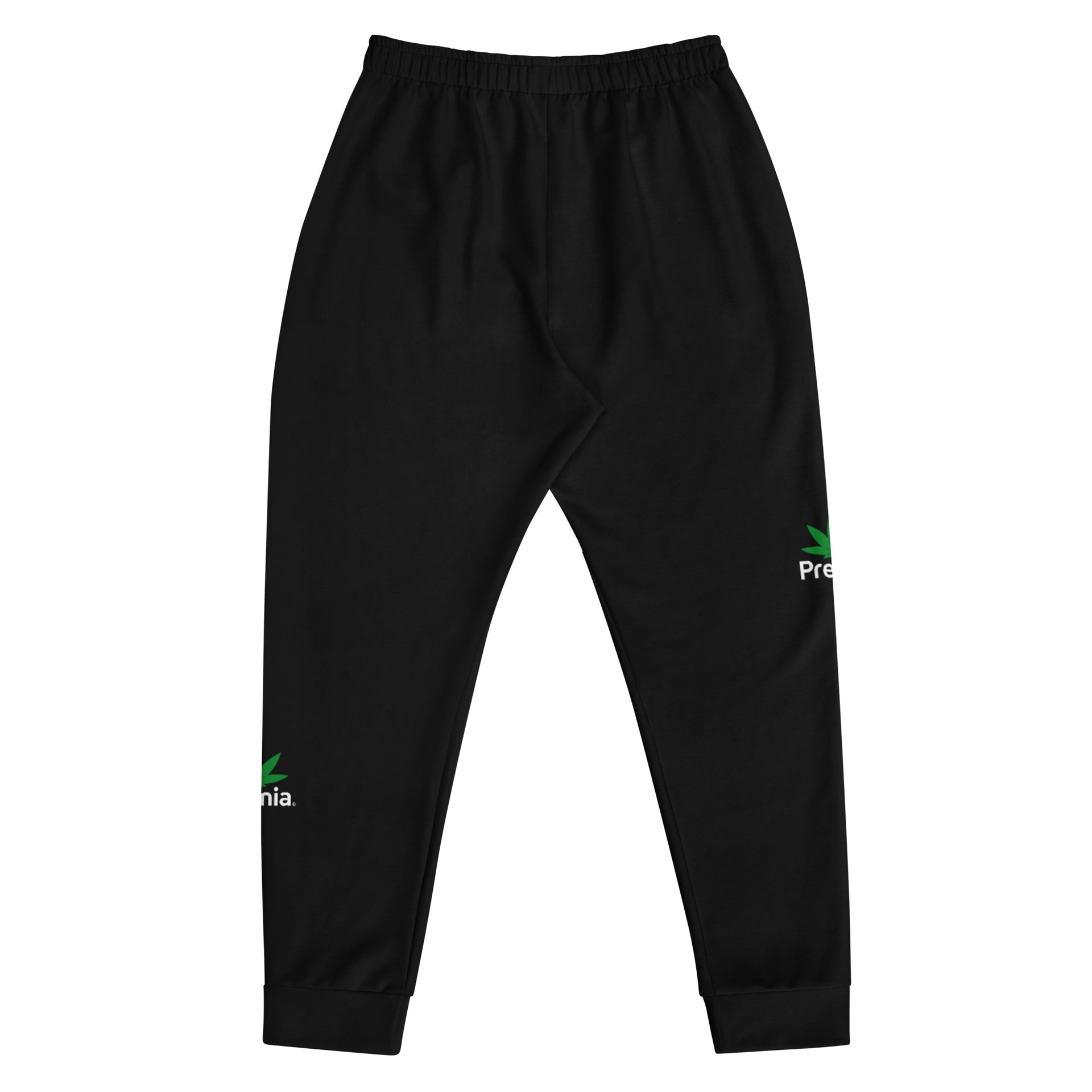 Premia black mens joggers / sweatpants