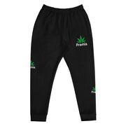 Premia black mens joggers / sweatpants