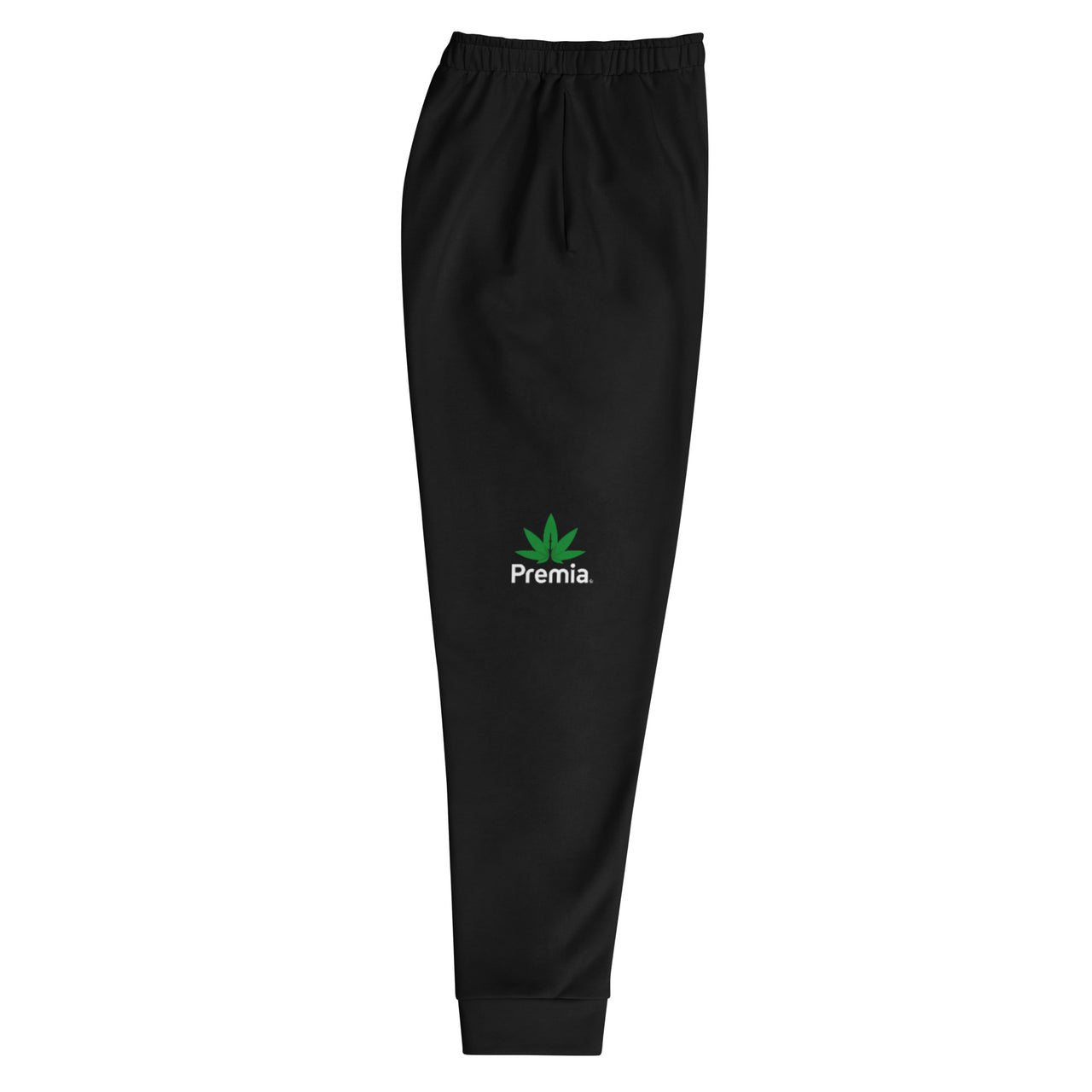 Premia black mens joggers / sweatpants