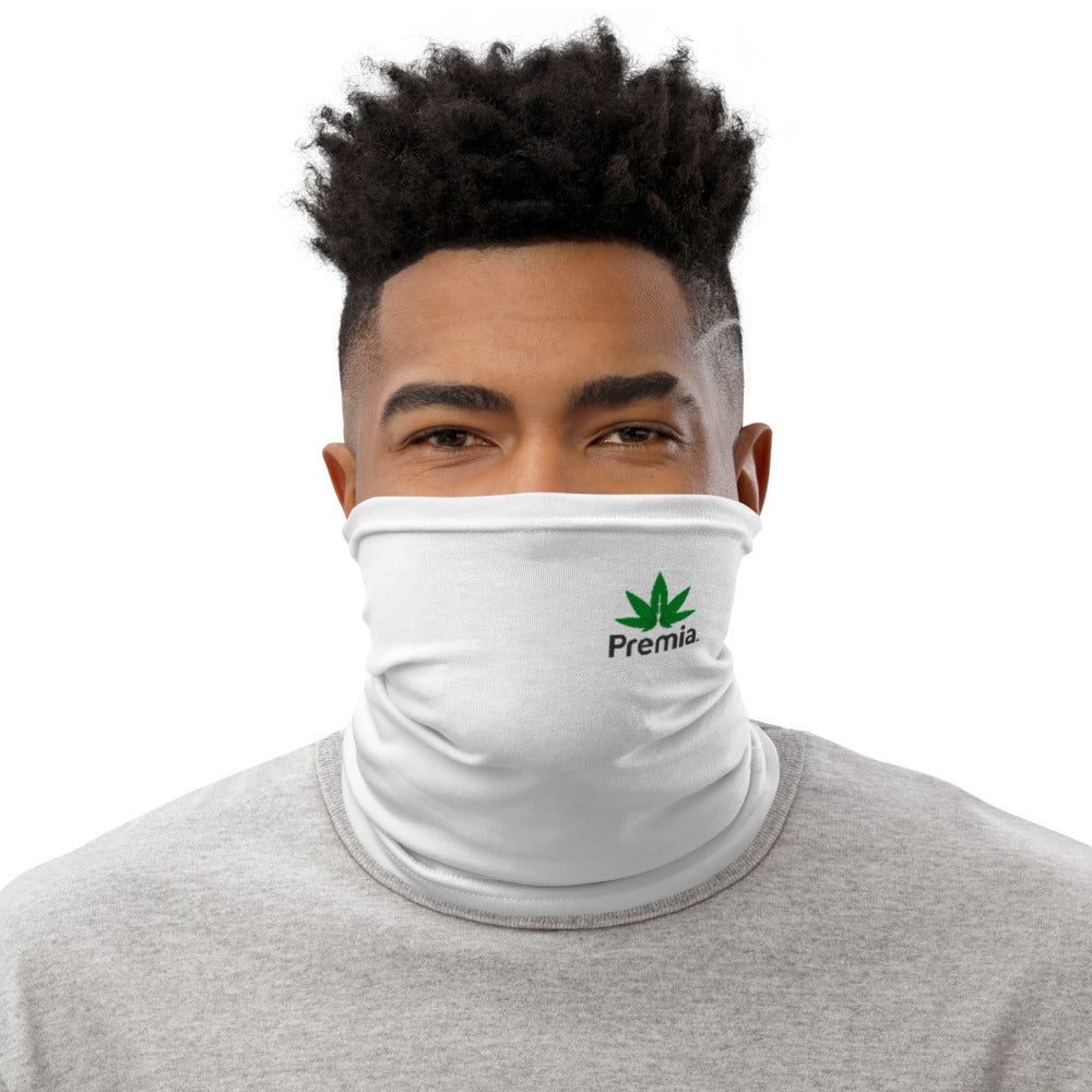 Premia White Neck Gaiter/Mask