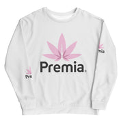 Premia Women's Crew Sweatshirt Large Pink Logo